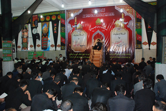 مراسم زیارت حضرت عباس(ع) در دیر برگزار شد