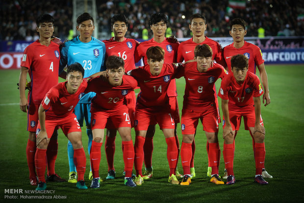 زمان سفر تیم ملی فوتبال کره جنوبی به ایران مشخص شد