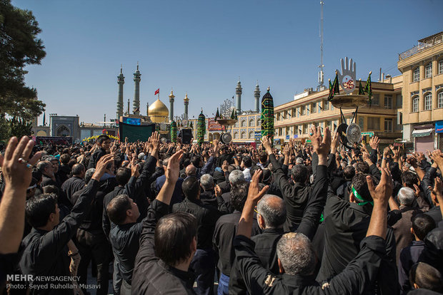 Ashura mourning processions in Qom