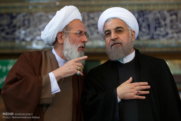 Pres. Rouhani attends Ashura mourning processions