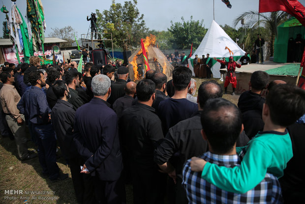 مراسم عزاداری روز عاشورا در دولت آباد و ليمون مازندران