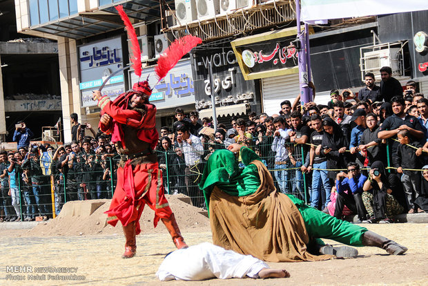 Ta'azieh in Ahvaz depicting events of Ashura 