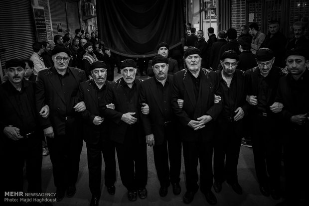 Ashura Mourners of Tabriz Grand Bazaar
