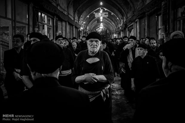 Ashura Mourners of Tabriz Grand Bazaar
