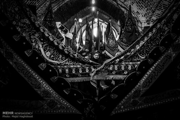 Ashura Mourners of Tabriz Grand Bazaar
