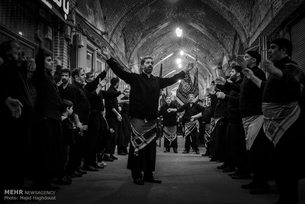 Ashura Mourners of Tabriz Grand Bazaar
