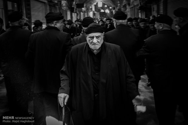 Ashura Mourners of Tabriz Grand Bazaar
