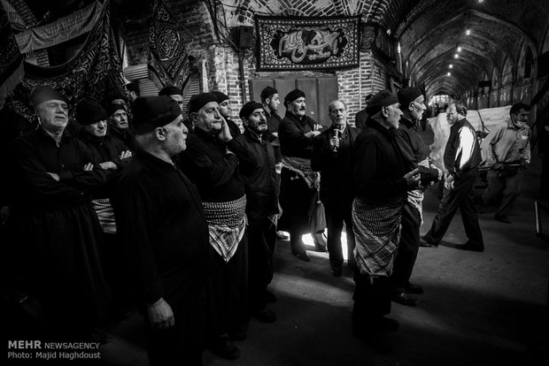 Ashura Mourners of Tabriz Grand Bazaar
