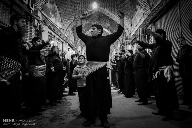 Ashura Mourners of Tabriz Grand Bazaar
