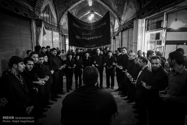 Ashura Mourners of Tabriz Grand Bazaar
