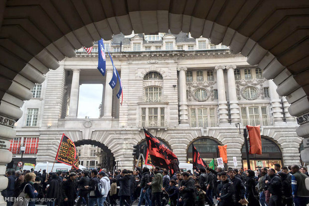 Muslim Londoners march on Ashura