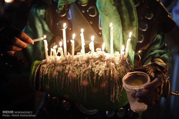  Sham-e-ghariban ceremonies in Qom