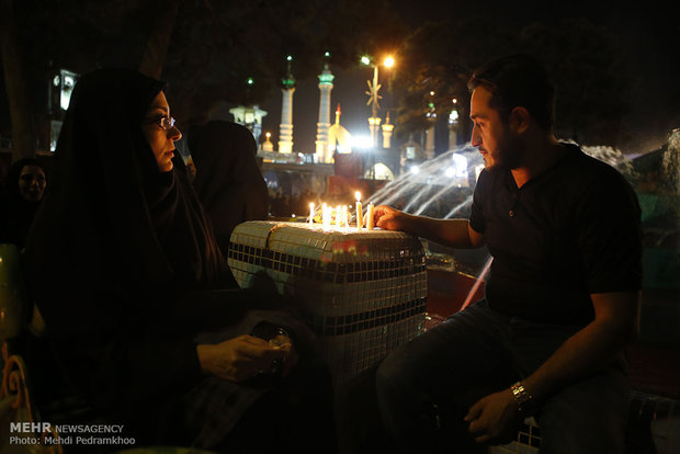  Sham-e-ghariban ceremonies in Qom