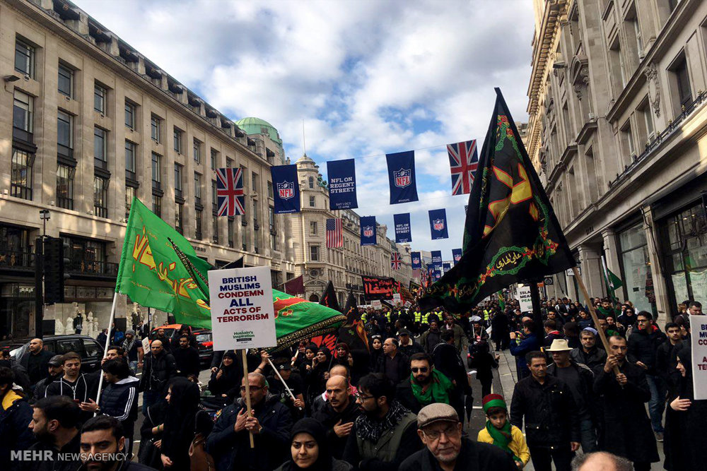 Muslim Londoners march on Ashura