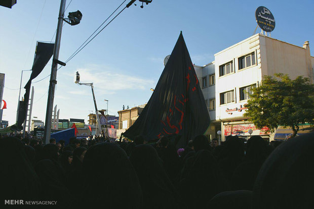 Thursday congregation of mourners in Zanjan