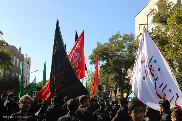 Thursday congregation of mourners in Zanjan