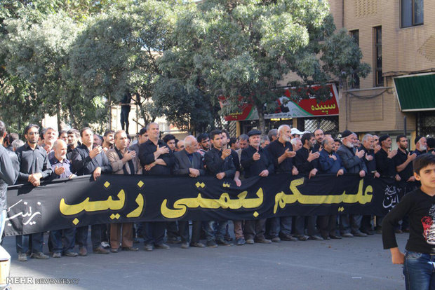 Thursday congregation of mourners in Zanjan