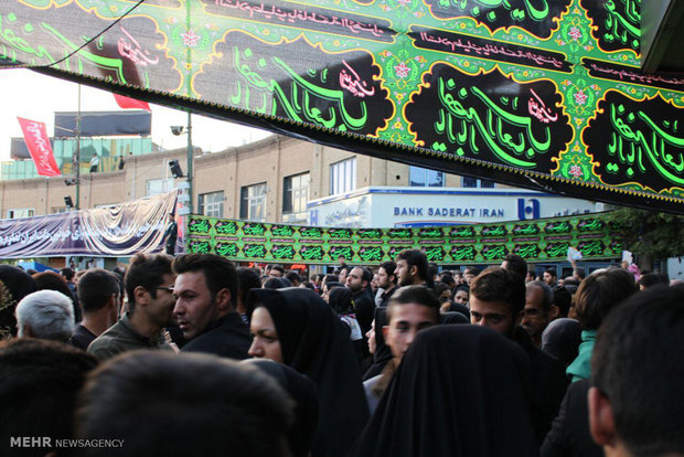 Thursday congregation of mourners in Zanjan