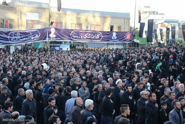 Thursday congregation of mourners in Zanjan