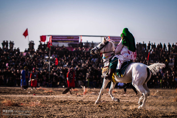 مراسم خیل عرب و خیمه‌سوزی در نوش آباد