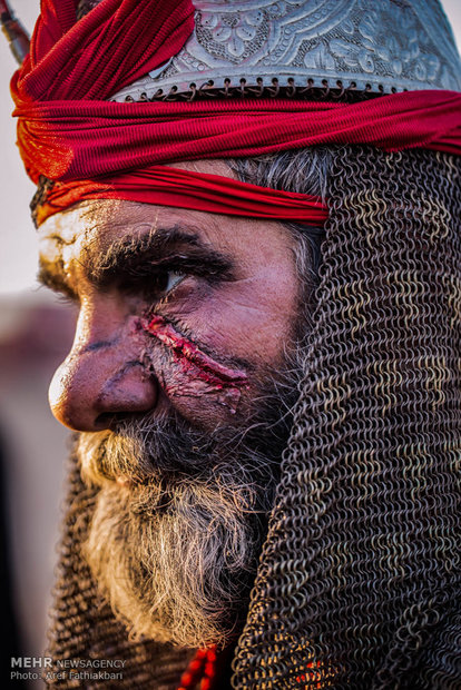 مراسم خیل عرب و خیمه‌سوزی در نوش آباد