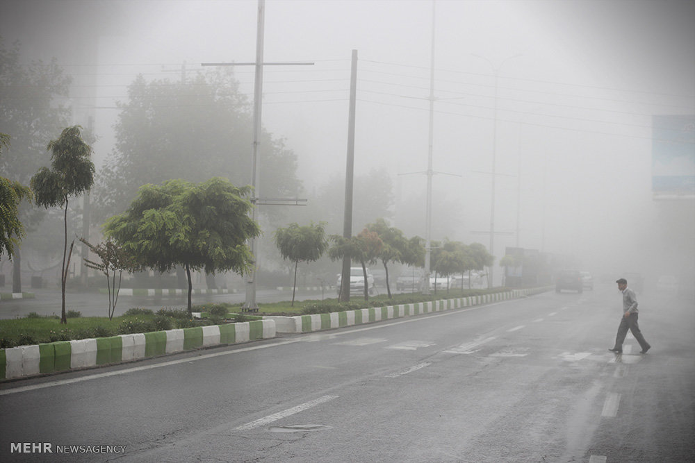 پدیده «مه گرفتگی» در خوزستان ادامه می‌یابد