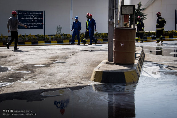 مانور مشترک ایمنی فرآورده‌های نفتی در شاهرود