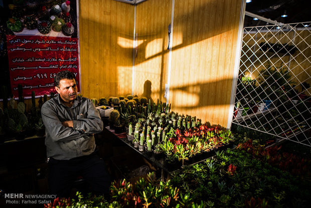 4th flowers and plants exhibition in Qazvin