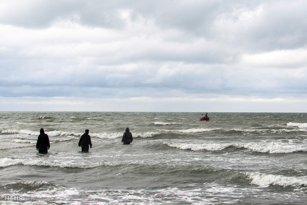 Fishing in Caspian Sea