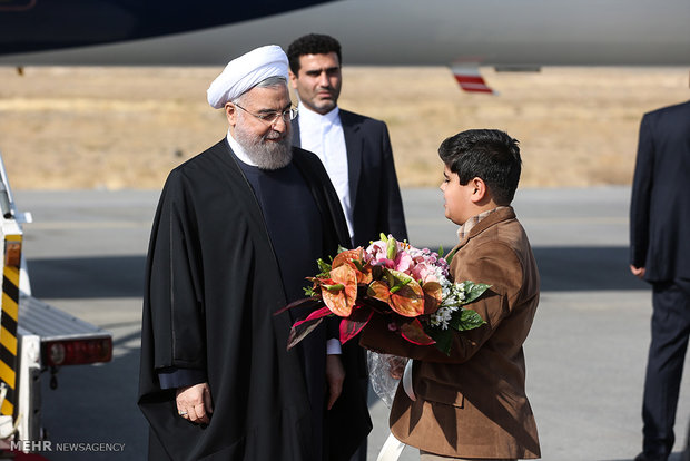 Pres. Rouhani in Arak on provincial tour