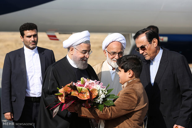 Pres. Rouhani in Arak on provincial tour