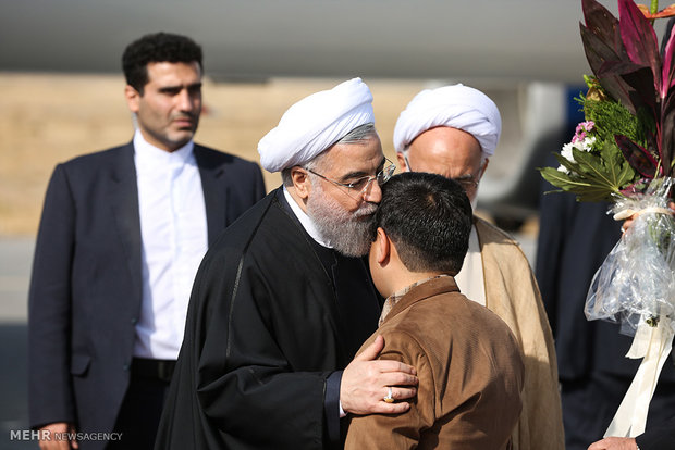 Pres. Rouhani in Arak on provincial tour