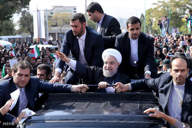 Pres. Rouhani in Arak on provincial tour