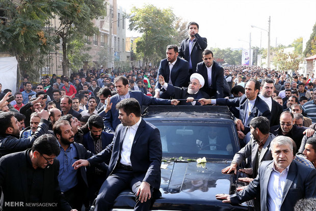 Pres. Rouhani in Arak on provincial tour