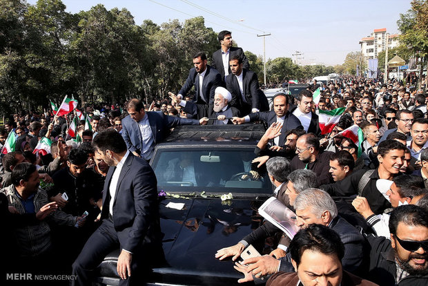 Pres. Rouhani in Arak on provincial tour