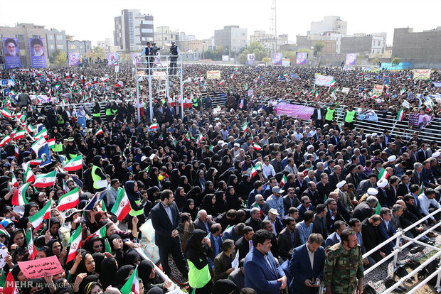 Pres. Rouhani in Arak on provincial tour