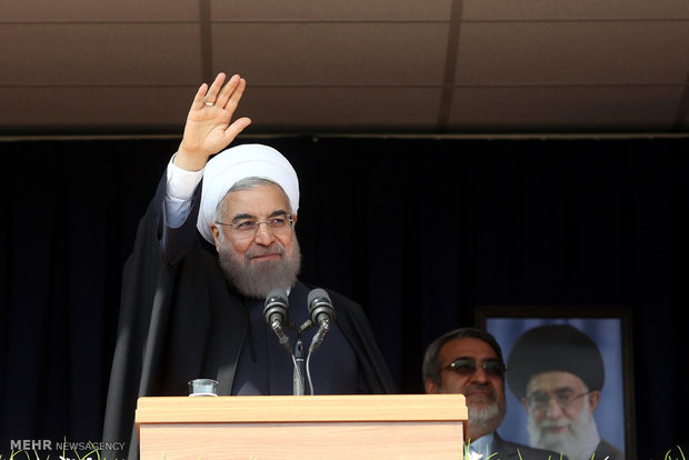 Pres. Rouhani in Arak on provincial tour