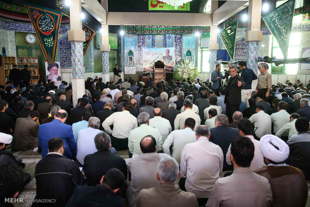 مراسم گرامیداشت چهلمین روز شهادت سردار احمد غلامی