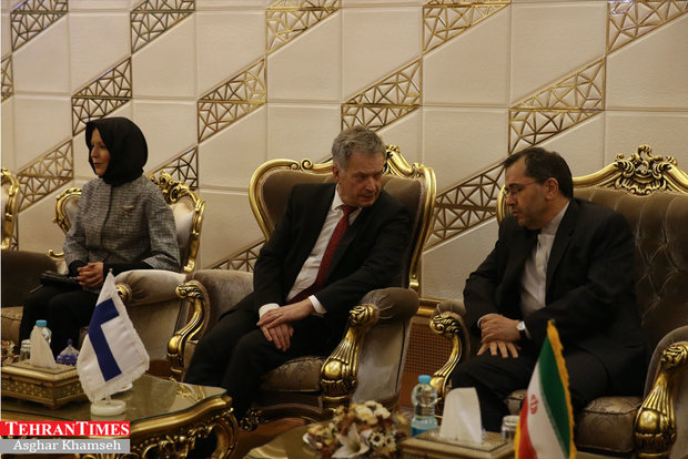 Finnish President arrives in Tehran