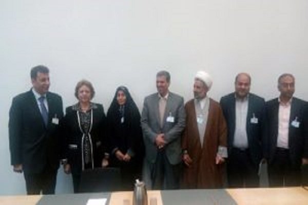 الوفد البرلماني الايراني يلتقي رئيسة مجلس الشعب السوري في جنيف