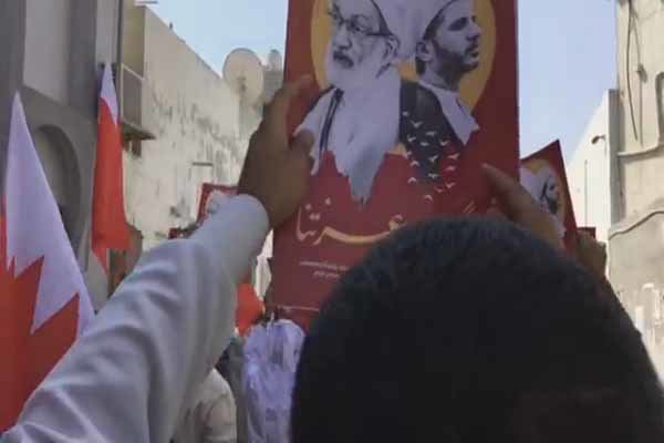 فیلم/تداوم تظاهرات مردم بحرین در حمایت از شیخ عیسی قاسم