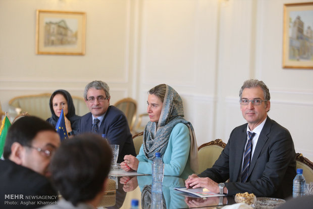 Mogherini, Zarif meet in Tehran