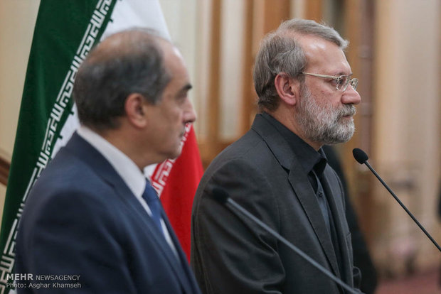 Larijani meets with Cypriot counterpart