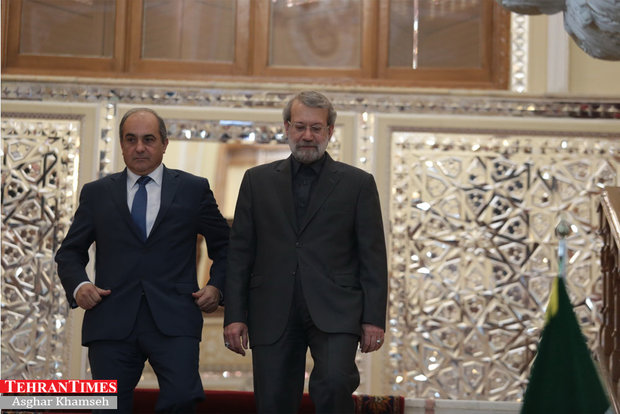 Larijani meets with Cypriot counterpart