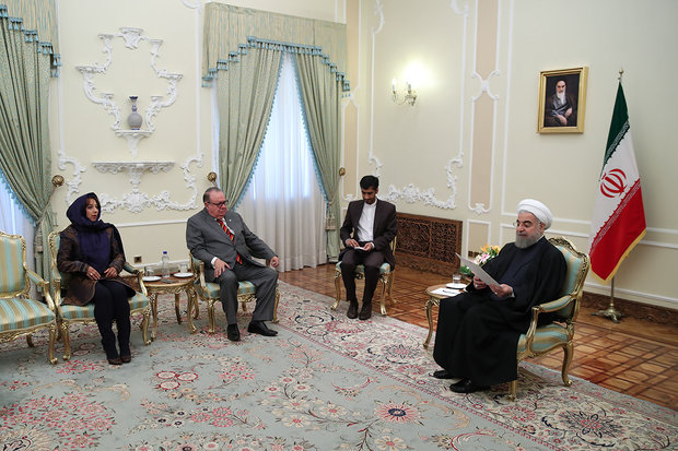 Rouhani receives new foreign ambassadors 