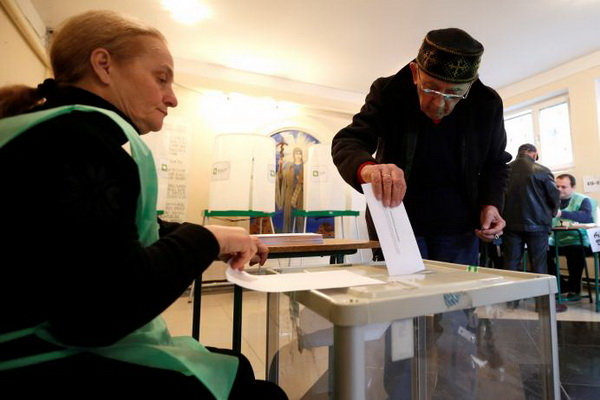 حزب حاکم گرجستان در انتخابات پارلمانی به پیروزی رسید