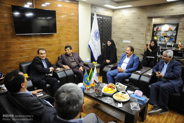 kazakh amb. visits Gorgan