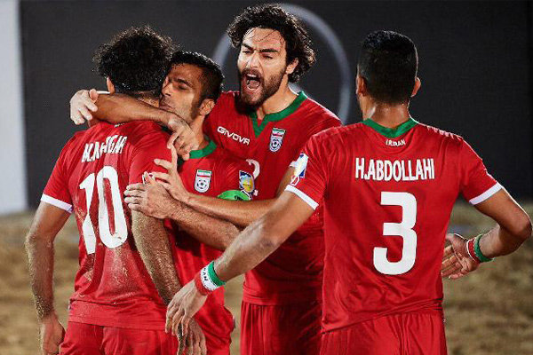 تیم ملی فوتبال ساحلی ایران برابر مصر به پیروزی رسید