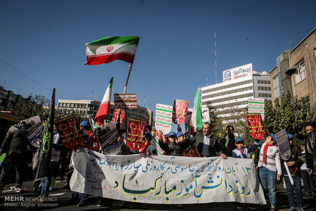 Nov. 4 rallies in Tehran