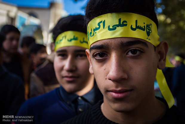 راهپیمایی 13 آبان در کرج